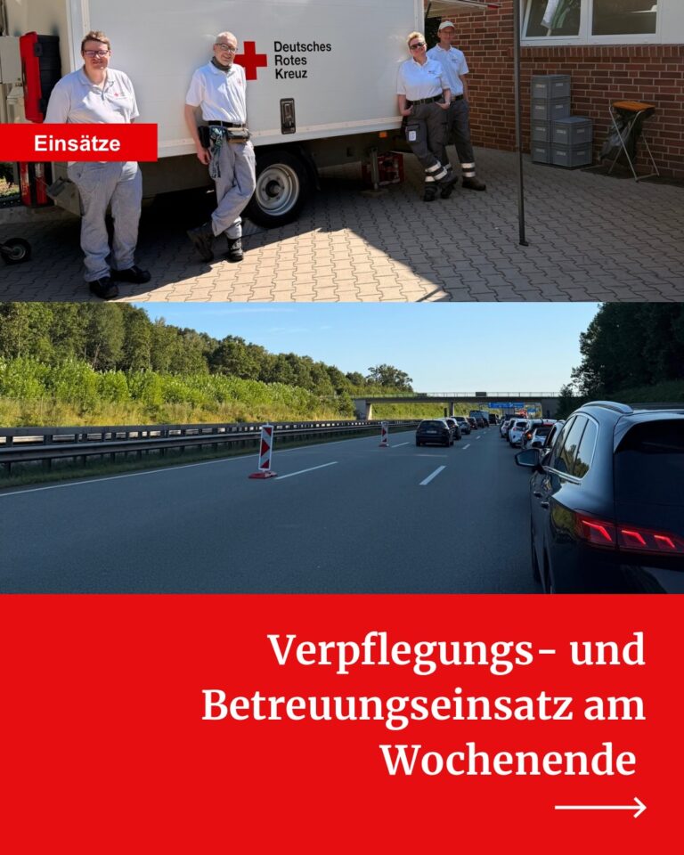 Am Samstag wurden wir zu einem Betreuungseinsatz auf…