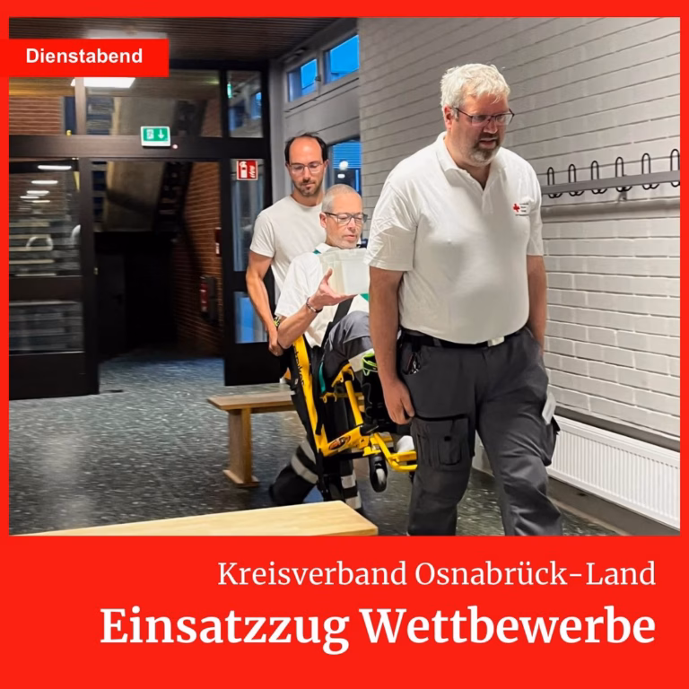 Am letzten Dienstag stand der Dienstabend „Einsatzzug Wettbewerbe“…
