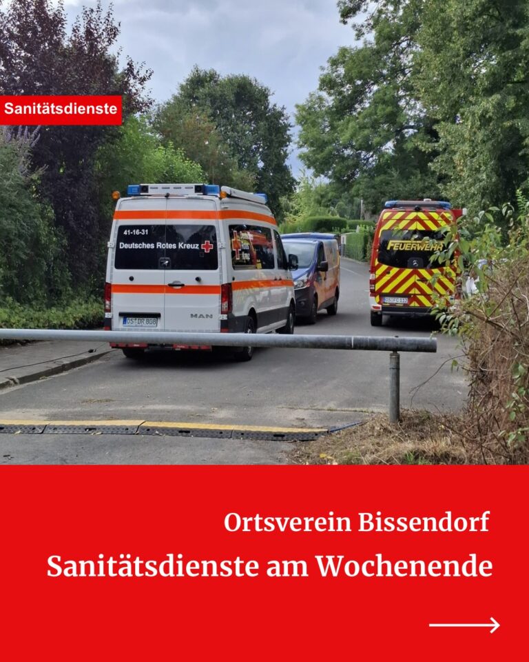Am letzten Wochenende standen gleich 2 Sanitätsdienste auf…