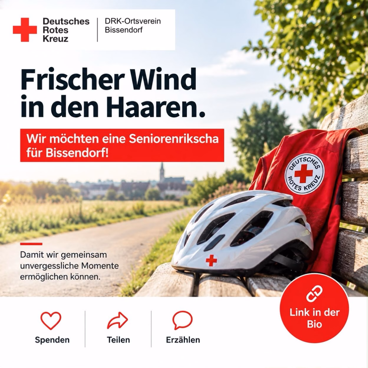 🚲 Wir sammeln für eine Rikscha! Wir möchten älteren und…